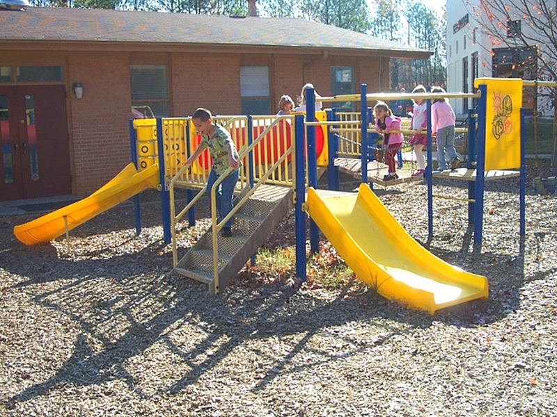 children at the playground